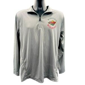 Men's Minnesota Wilds hockey‎ quarter zip up Small. Pit to pit 19.5 length 27.
